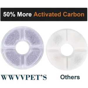 Filtros de fuente de agua para gatos 50 más de filtros_2