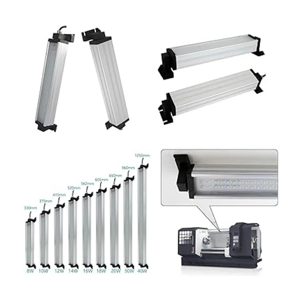 Lámpara LED de tubo de máquina industrial IP66_4