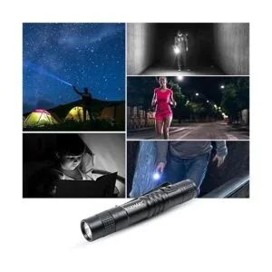 Linterna de llavero RISEMART pequeño mini bolsillo llevó