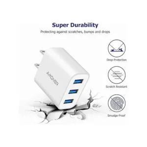 Amoner Cargador de pared paquete de 2 unidades de 15 W y_2