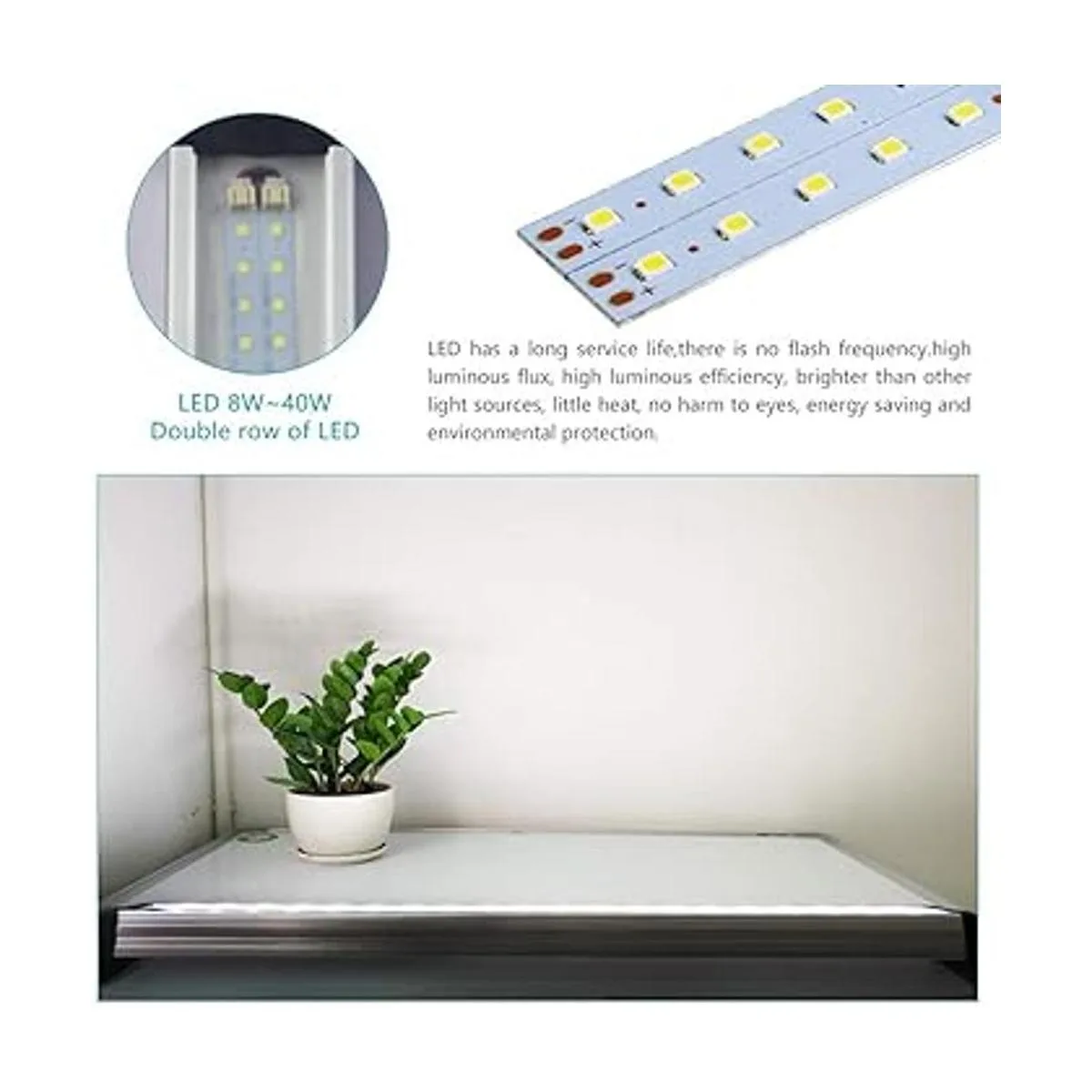 Lámpara LED de tubo de máquina industrial IP66_5