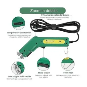 Huanyu Kit de herramientas de corte de tela de corte de_2