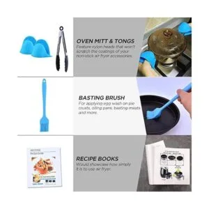 Accesorios para freidora de aire juego de 12 apto para_4