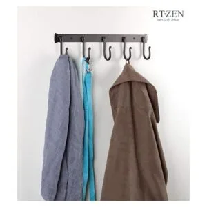 RTZEN Ganchos de pared para colgar 5 ganchos para