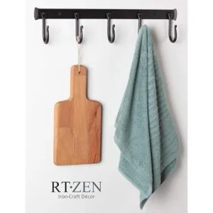 RTZEN Ganchos de pared para colgar 5 ganchos para