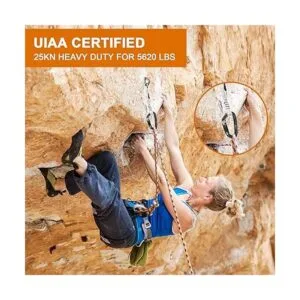Favofit Mosquetones de escalada certificados UIAA paquete_3