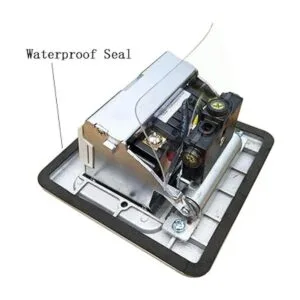 Toma de corriente eléctrica de piso emergente para