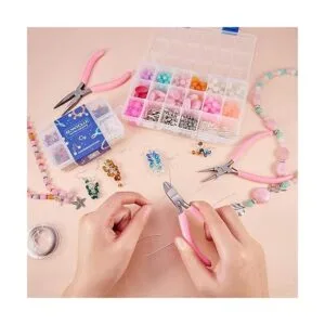 SUNNYCLUE Juego de 3 alicates de joyería de precisión