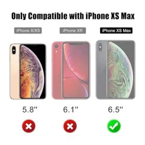 Beasyjoy Funda para iPhone Xs Max protector de pantalla_2