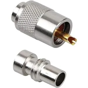 Paquete de 10 conectores de soldadura UHF PL259 con_3