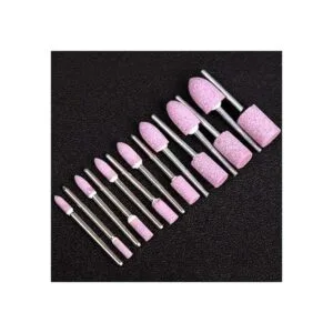 Oudtinx 10 unids 18 vástago abrasivo montado piedra_4