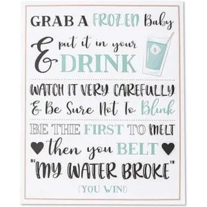 My Water Broke Juego de baby shower con 60 mini bebés de_4