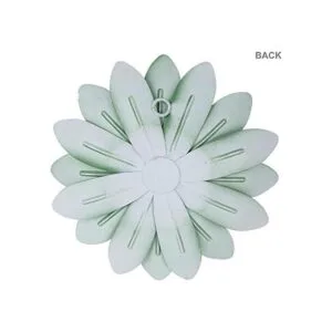 Everydecor Decoración de pared de metal suculento verde_3