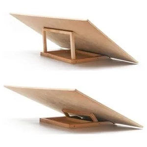 Becko Tablero de rompecabezas de madera con caballete_6