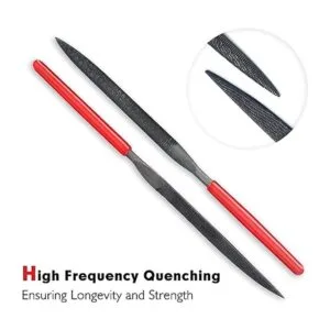 Juego de limas de aguja de 10 piezas de acero endurecido