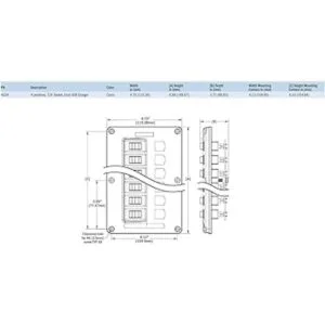 Blue Sea Systems 4324 Panel de interruptor de disyuntor_4