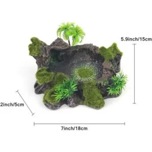 Plataforma de plástico para reptiles de resina diseño de