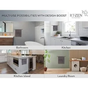 RTZEN Elegante toallero para baño barra de toalla de_5