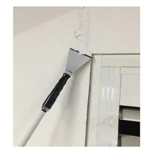 Rasqueta de cincel de acero inoxidable curvado de 7