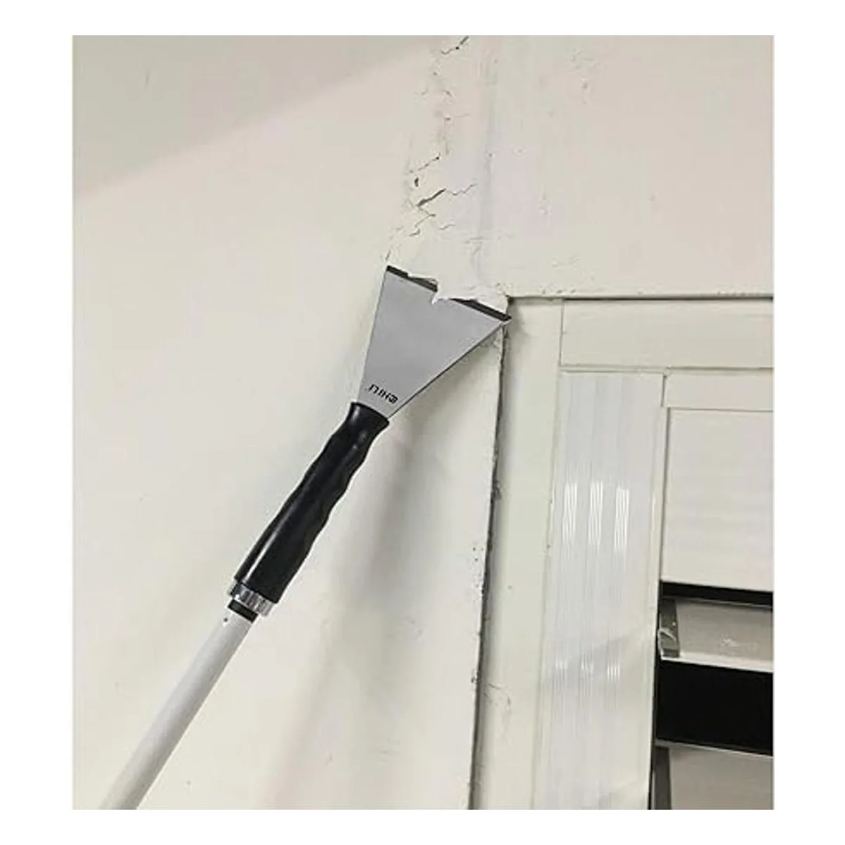 Rasqueta de cincel de acero inoxidable curvado de 7