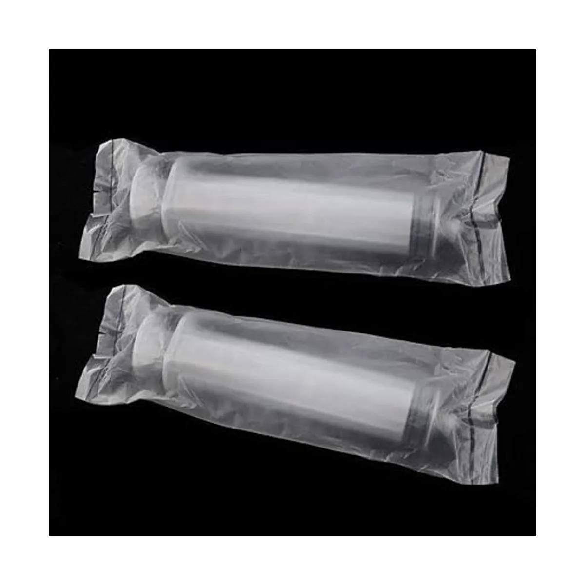 DEPEPE 2 jeringas de plástico grandes de 3.4 fl oz con 2