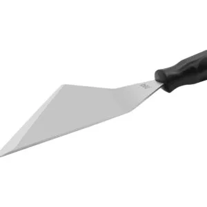 Rasqueta de cincel de acero inoxidable curvado de 7