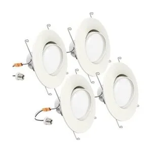 Sunco Lighting Luces LED para latas cardán de reajuste de_1