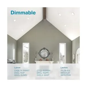 Sunco Lighting Luces LED para latas cardán de reajuste de_2