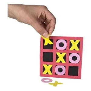 Tic Tac Toe paquete a granel de 24 5 x 5 pulgadas de