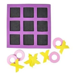 Tic Tac Toe paquete a granel de 24 5 x 5 pulgadas de
