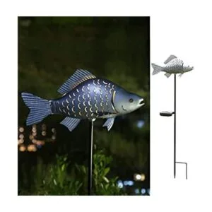 Luces solares de jardín de metal para decoración de patio