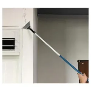 Rasqueta de cincel de acero inoxidable curvado de 7