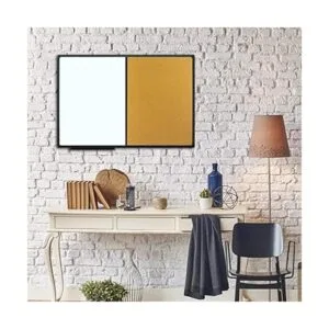 JILoffice Pizarra blanca y pizarra de anuncios combinada_5