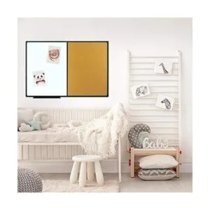 JILoffice Pizarra blanca y pizarra de anuncios combinada_3