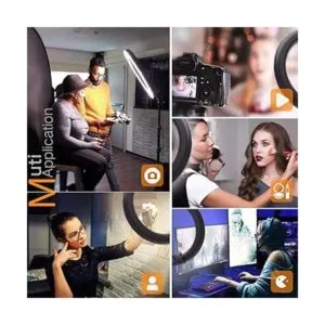 Anillo de luz anillo de pantalla LCD bicolor de 19_4