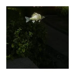 Luces solares de jardín de metal para decoración de patio