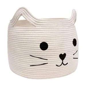 HiChen Canasta de almacenamiento tejida con cuerda de_1