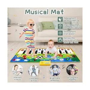 M SANMERSEN Tapete para piano 53 x 23 pulgadas juguetes_3