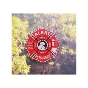 Pegatinas de alerta para mascotas estáticas calcomanías_3