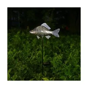 Luces solares de jardín de metal para decoración de patio