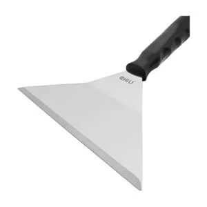 Rasqueta de cincel de acero inoxidable curvado de 7