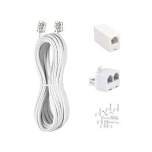 Cable de teléfono de 25 pies cable de teléfono fijo con_1