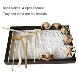 BangBangDa Mini Zen Garden Accesorios Herramientas de_2