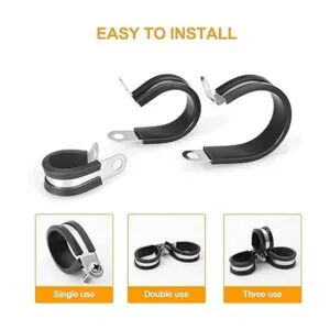 Kit surtido de abrazaderas de cable 50 abrazaderas