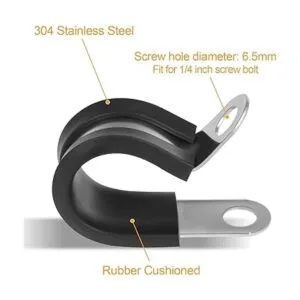 Kit surtido de abrazaderas de cable 50 abrazaderas