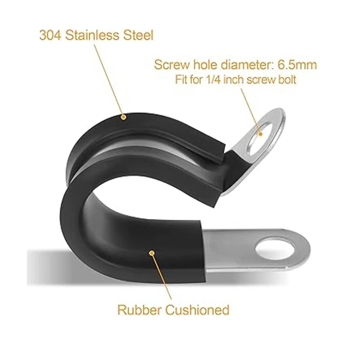 Kit surtido de abrazaderas de cable 50 abrazaderas