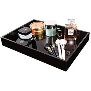 Bandeja de tocador acrílica impermeable bandeja acrílica