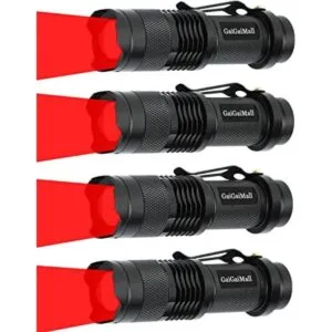Paquete de 4 linternas de luz roja con 3 modos de luz roja_1