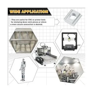 KOOTANS 100 tuercas en T deslizantes serie 2020 métricas