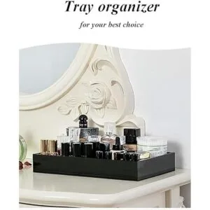 Bandeja de tocador acrílica impermeable bandeja acrílica